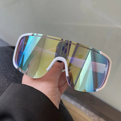Lunettes de Cyclisme Style Y2K – Verres Miroir Coupe-Vent | Homme & Femme