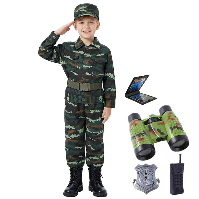 Costume Militaire Camouflage Enfant – Uniforme Soldat Garçon Fille 3-12 Ans - BLACKBEARD OUTDOOR INDUSTRIES