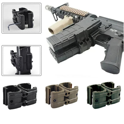 Coupleur double pour chargeurs de carabine AK, AR-15/M4 et airsoft