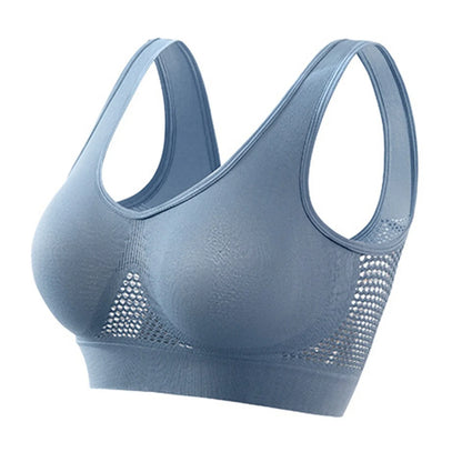 Brassière Sport Femme Sans Armature – Soutien-gorge Yoga Running Grande Taille S–5XL