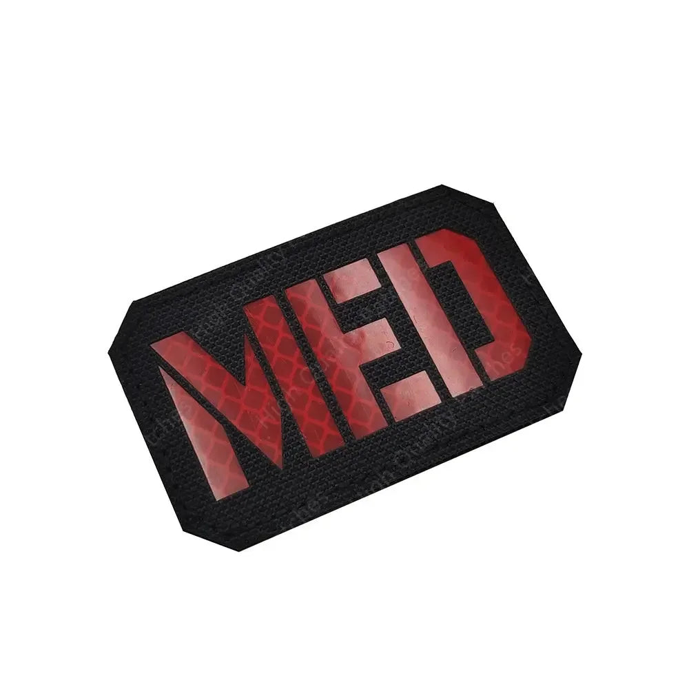 MEDIC Embroidered Patch IR Reflective Glow in Dark Tactical Military Patches Medical MED EMT PARAMEDIC Emblem PVC Rubber Badges - BLACKBEARD OUTDOOR INDUSTRIES