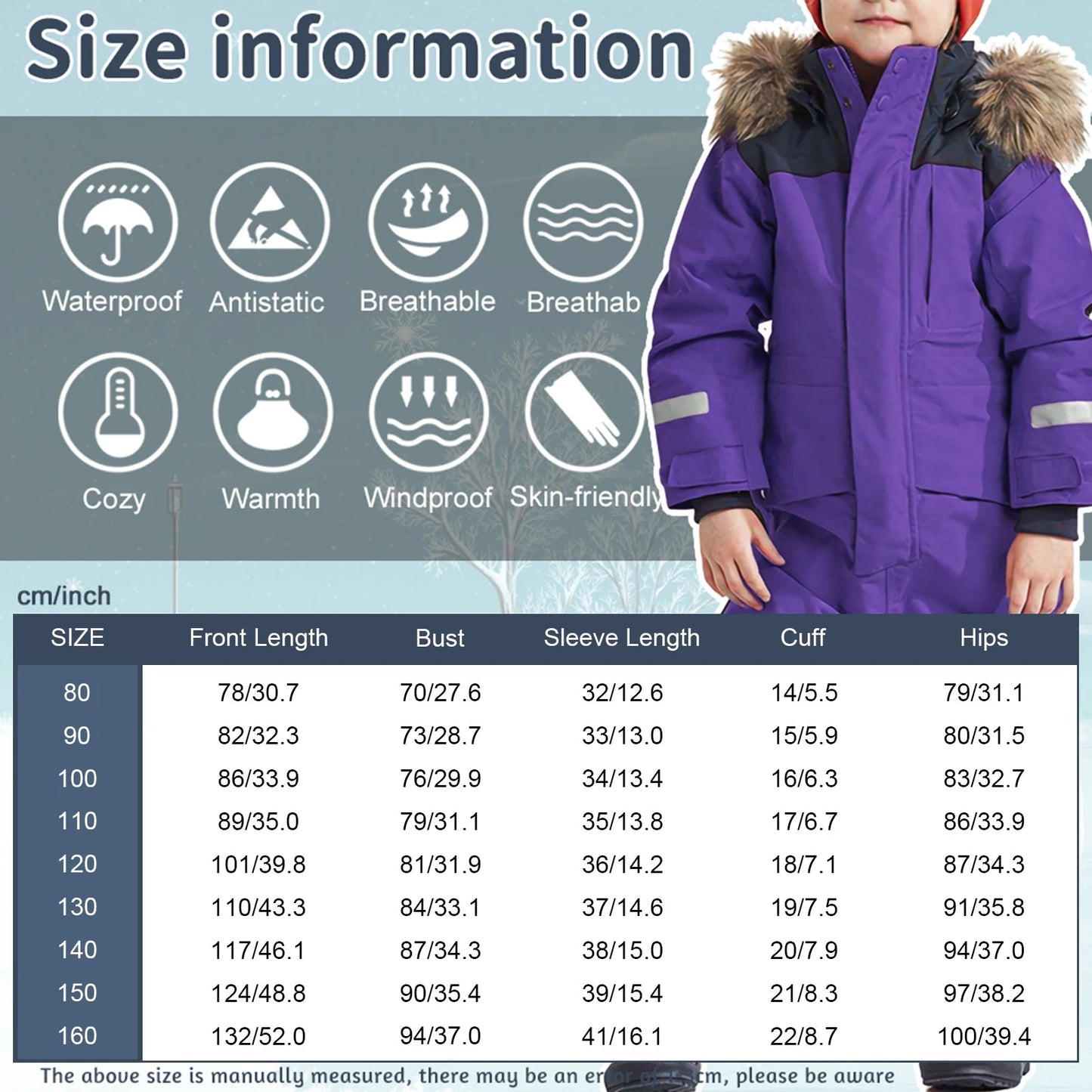 combinaison de ski pour enfants unisexe Ma boutique