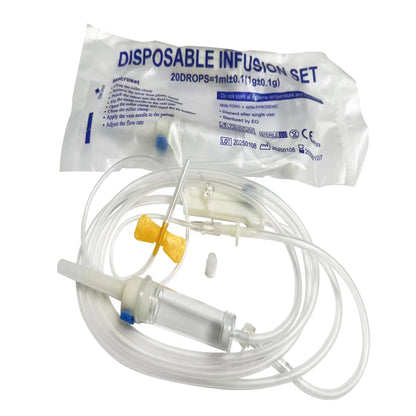 Set d'Infusion Jetable avec Embout Droit - Tuyau d'Infusion et Tube d'Injection Prolongé - BLACKBEARD OUTDOOR INDUSTRIES