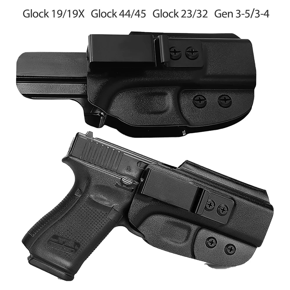 Holster de Poche IWB Kydex pour Pistolet – Port Discret et Confortable pour Glock 19, 19X, 44, 45, 32 BLACKBEARD OUTDOOR INDUSTRIES