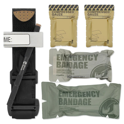 Kit Trauma RHINO RESCUE IFAK – Secours Tactique & Contrôle Hémorragie 4 à 17 Pièces