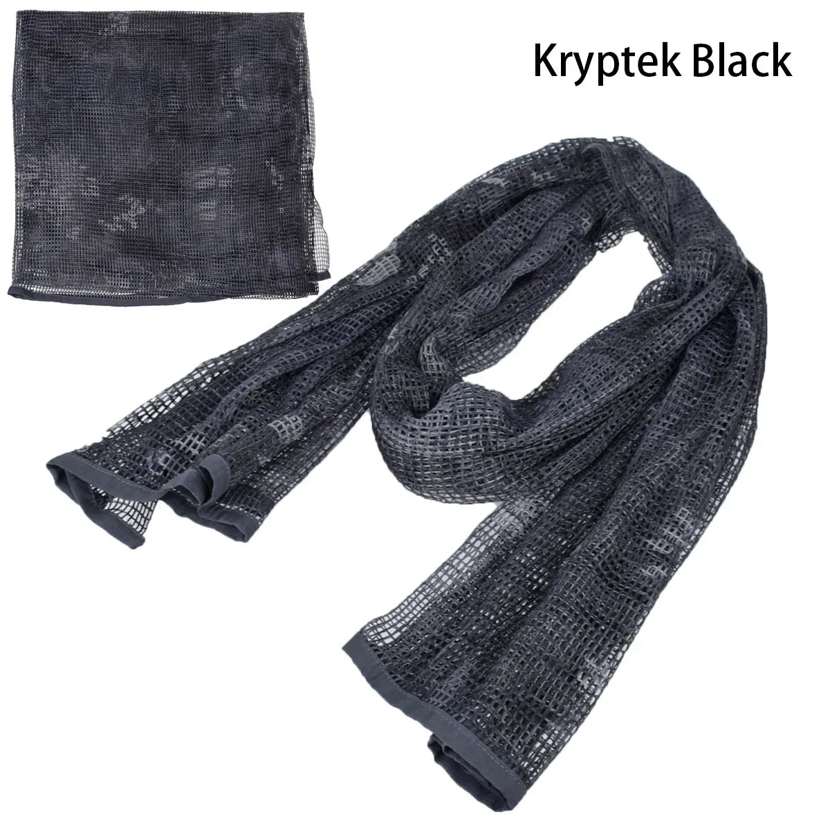 Chèche Tactique Camouflage Filet 190x90cm – Coton/Nylon, Multifonction | Airsoft, Chasse, Randonnée