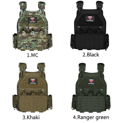 Porte plaque Artex 6094 1000D MOLLE combat vest - BLACKBEARD OUTDOOR INDUSTRIES