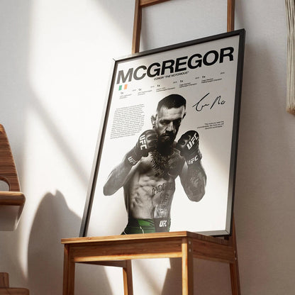 UFC Fighter Legend Boxer Champion Poster Art Prints Mma Enthusiasts Indoor Wall Art Home Decor High Quality Canvas Painting Gift BLACKBEARD OUTDOOR INDUSTRIES