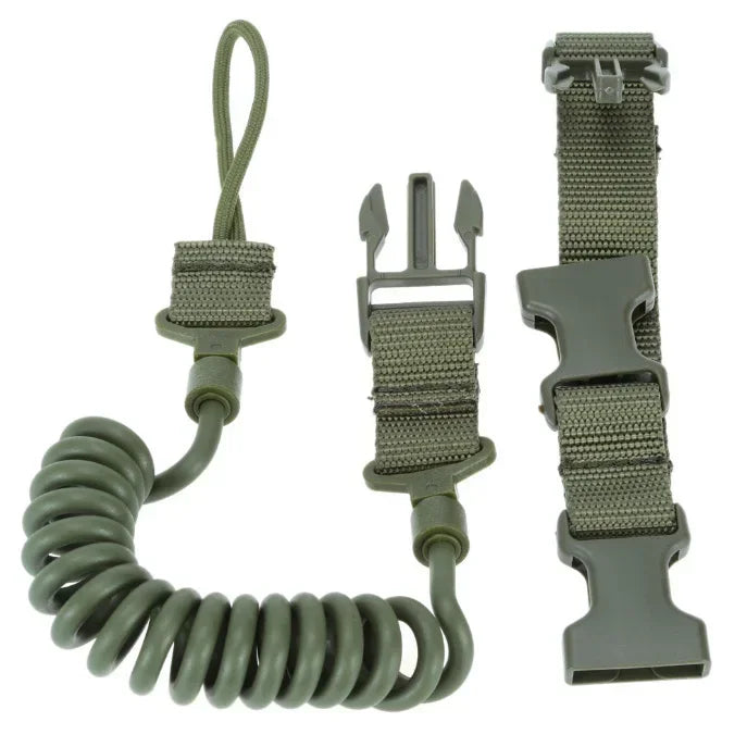Lanière Tactique Militaire Multi-usage avec Ressort – Sangle de Pistolet Sécurisée et Sangle de Fusil, Accessoires pour Tir, Chasse et Shooting BLACKBEARD OUTDOOR INDUSTRIES