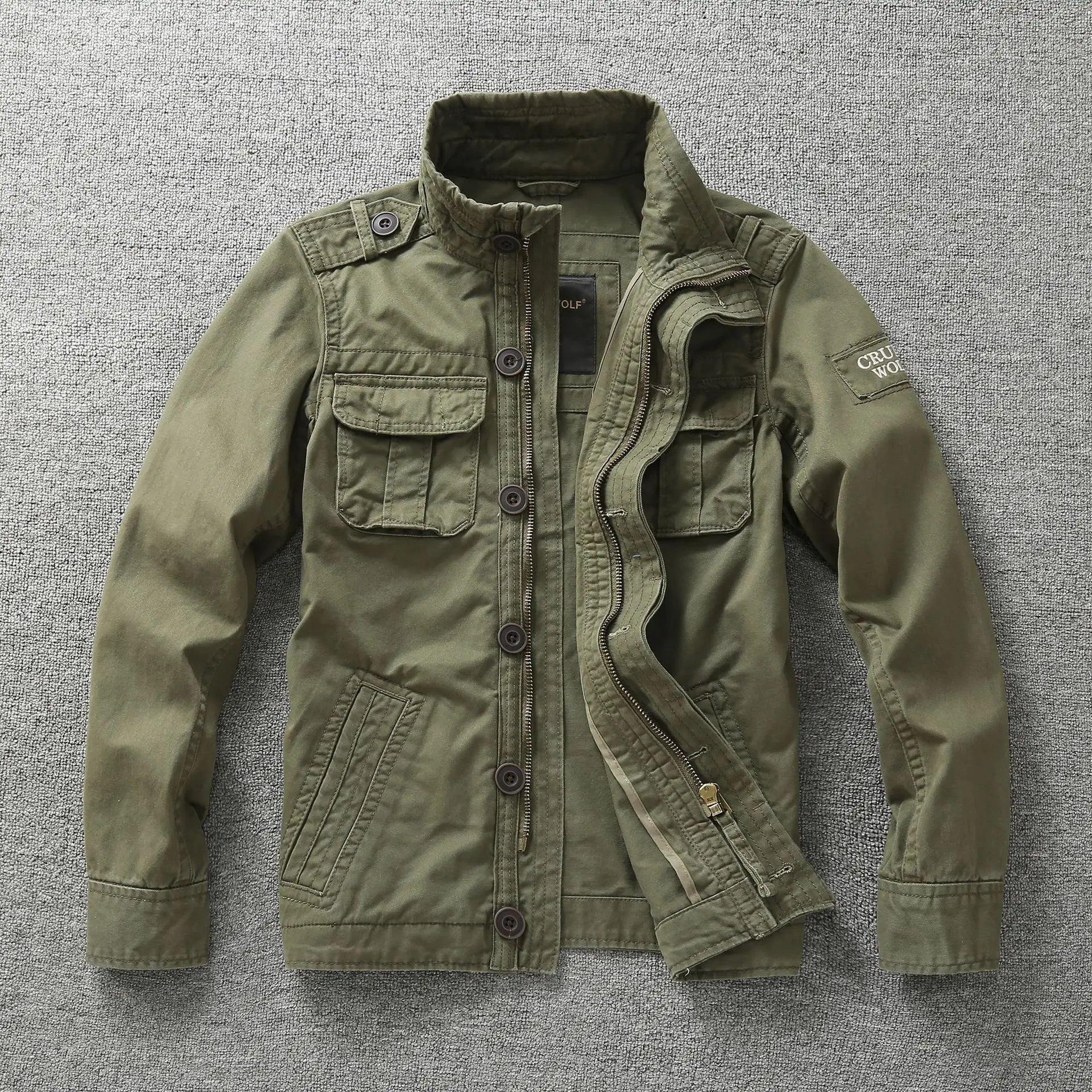 Veste Militaire vintage Camouflage Homme – Décontractée & Résistante | Printemps & Automne - BLACKBEARD OUTDOOR INDUSTRIES