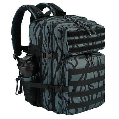 Sac à dos tactique 45 L avec système MOLLE et compartiment PC