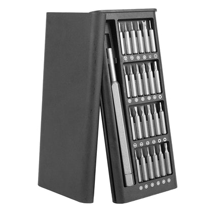 Suli Set de Tournevis de Précision Magnétique 25 en 1 / 63 en 1 – Kit Mini Outils Professionnel pour Réparation Téléphone, PC, Bricolage, avec Embouts Torx, Hex, et Plus - BLACKBEARD OUTDOOR INDUSTRIES