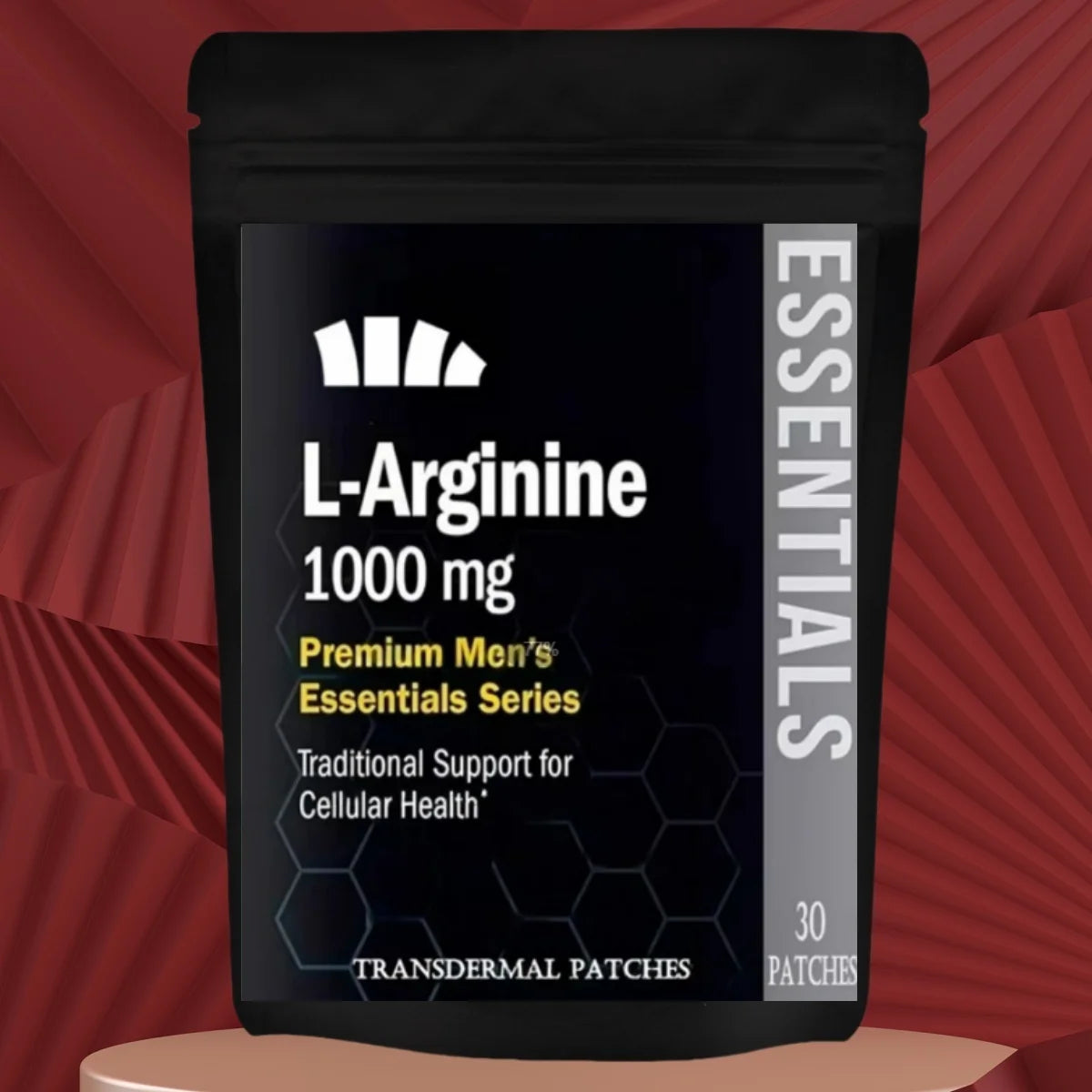 Patches L-Arginine & L-Citrulline Complexe Acides Aminés — Oxyde Nitrique, Pump Vasculaire & Performance Homme | Végan | 30 Patches/Sachet