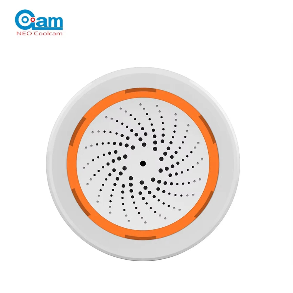 Sirène Connectée Zigbee Tuya — Alarme Intérieure 90dB, Stroboscope, Compatible Home Assistant - BLACKBEARD OUTDOOR INDUSTRIES