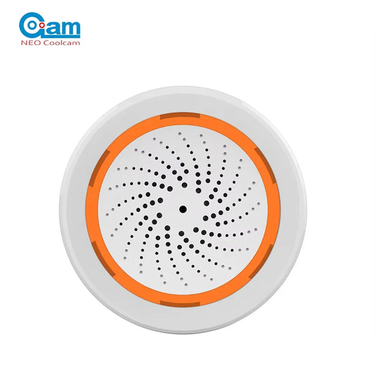 Sirène Connectée Zigbee Tuya — Alarme Intérieure 90dB, Stroboscope, Compatible Home Assistant - BLACKBEARD OUTDOOR INDUSTRIES