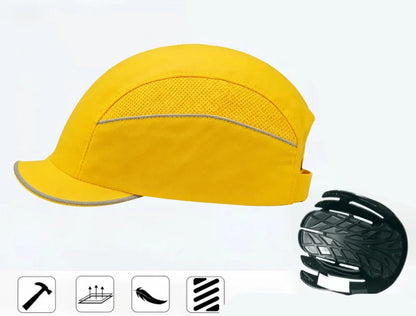 Casquette de Sécurité Baseball EN812 – Protection Antistatique FR/ESD, Légère, pour Électriciens et Travailleurs Industriels