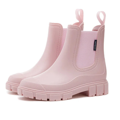 Bottes de pluie imperméables femme - Chelsea mi-mollet