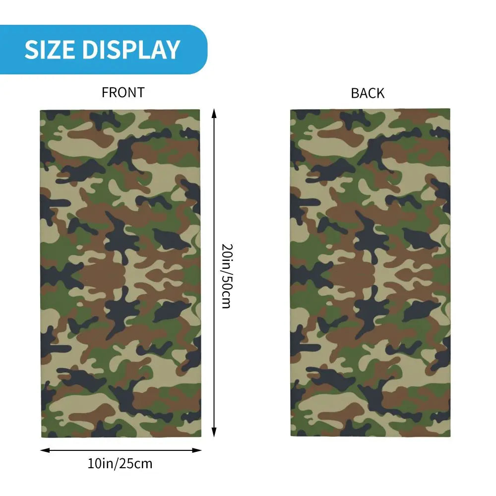 Tiger Stripe Camo – Bandeau Tour de Cou Hiver Multifonction pour Hommes et Femmes | Parfait pour Randonnée, Cyclisme, Sports Outdoor et Usage Quotidien - BLACKBEARD OUTDOOR INDUSTRIES