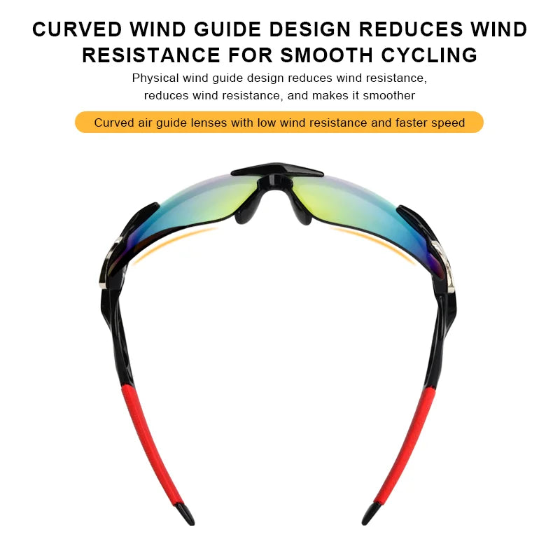 Lunettes de Soleil Sport RIDERACE RR7427 – Cyclisme Route & VTT – Protection UV400 – Unisexe et Résistantes - BLACKBEARD OUTDOOR INDUSTRIES