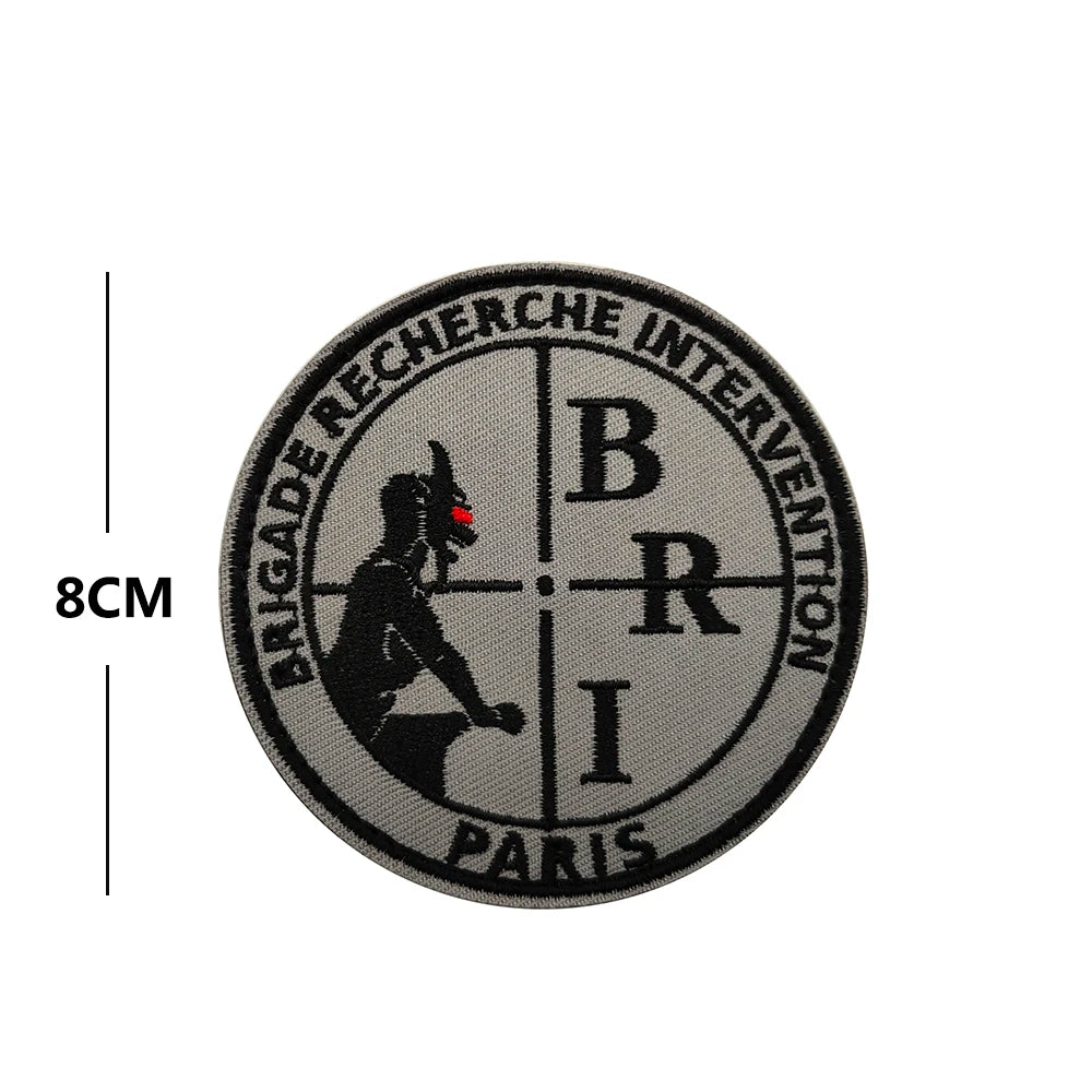 Patch Tactique France GIGN Infrared – Brodé avec Drapeau et Effet Réfléchissant IR - BLACKBEARD OUTDOOR INDUSTRIES