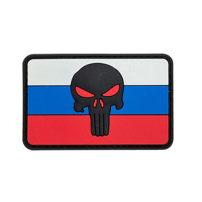 Patch PVC 3D Tactique Russe & Tchétchène – Hook & Loop | 8×5 cm | 9 Designs | Insigne Morale - BLACKBEARD OUTDOOR INDUSTRIES