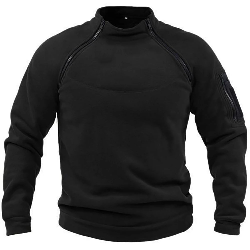 Pull Tactique Polaire – Col Montant Zip – Randonnée / Camping / Militaire - BLACKBEARD OUTDOOR INDUSTRIES
