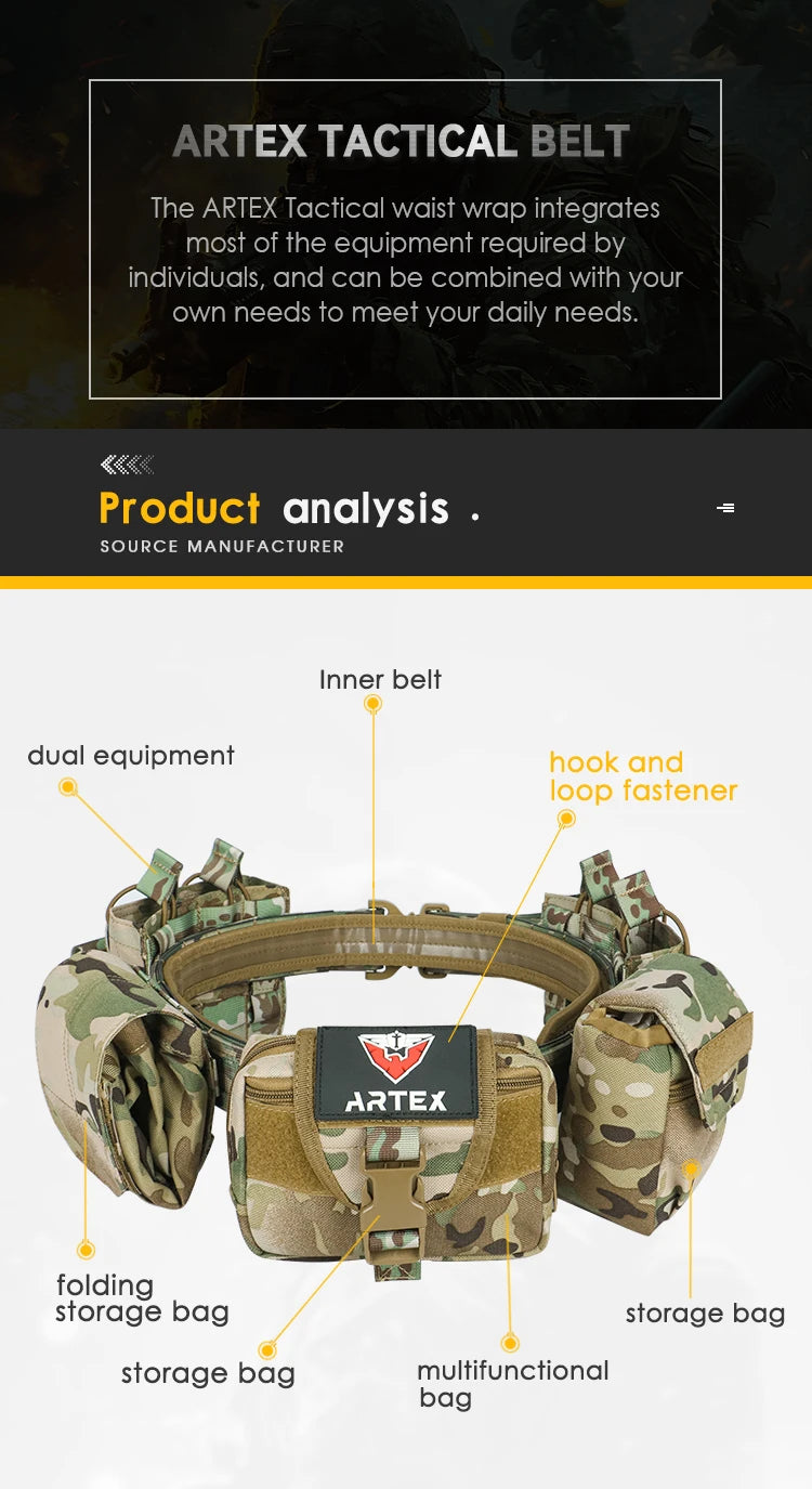 Ceinture de Combat Tactique Artex Ma boutique