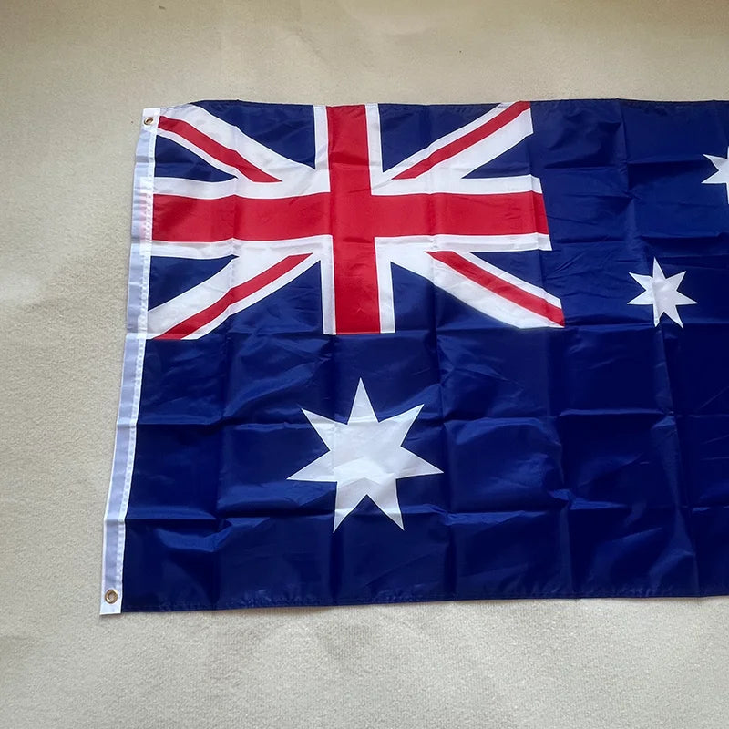 Drapeau de l'Australie – 90x150 cm (3x5 pieds) – Polyester de Haute Qualité – Drapeau National AUS AU Suspendu – Décoration Intérieure et Extérieure BLACKBEARD OUTDOOR INDUSTRIES