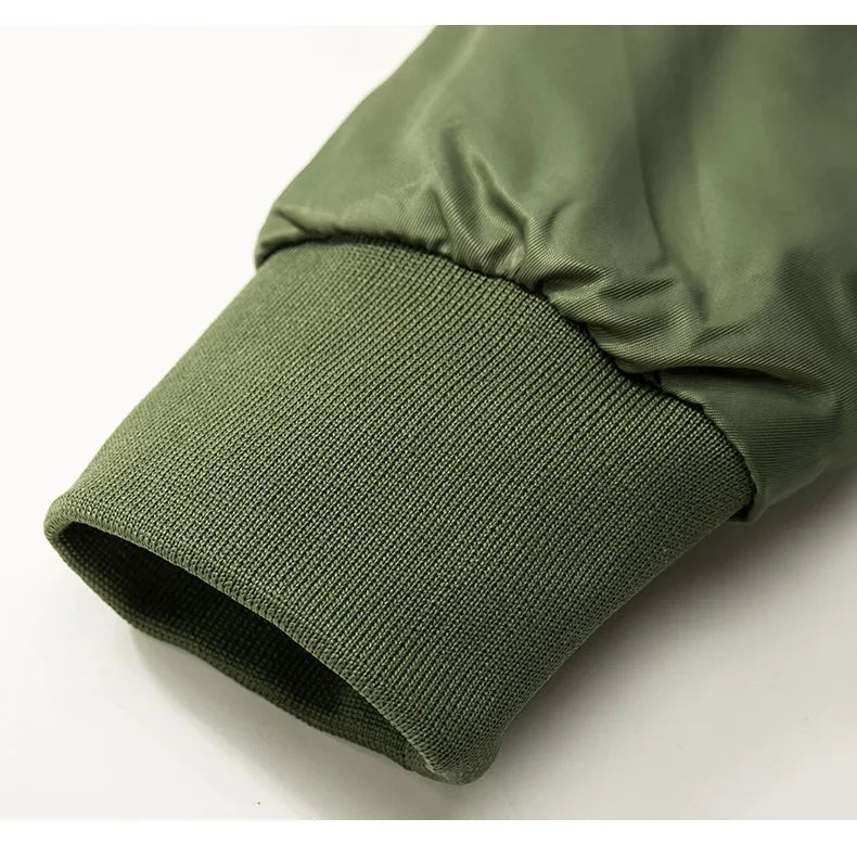 Veste Bomb MA1 Pilote Homme 2023 – Veste Baseball Épaissie Automne-Hiver, Coupe Casual et Militaire - BLACKBEARD OUTDOOR INDUSTRIES