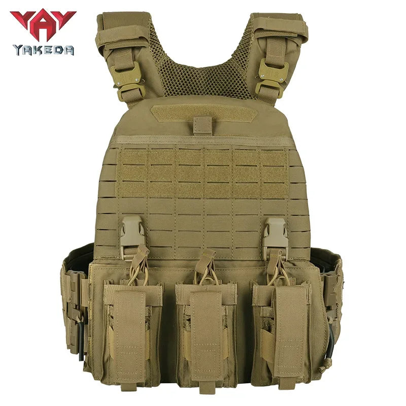 Gilet tactique MOLLE à dégagement rapide en nylon