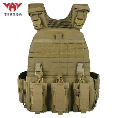 Gilet tactique MOLLE à dégagement rapide en nylon