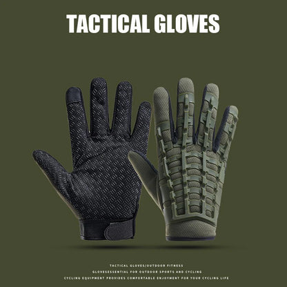 Gants Tactiques Plein Doigt TPR – Protection Articulations, Écran Tactile | Moto, Airsoft, Cyclisme