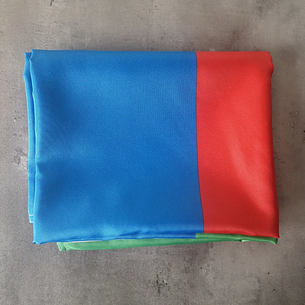 Drapeau de la République du Daguestan – Bannière Personnalisée 3X5FT (90X150cm), avec Œillets en Métal Cuivré – Décoration, Événements, Sports BLACKBEARD OUTDOOR INDUSTRIES