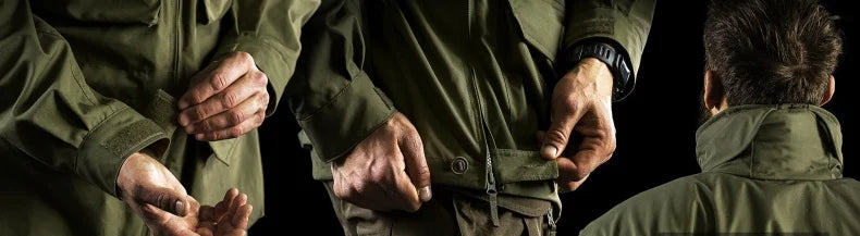 M2 Tactical Windbreaker Jacket – Veste de Travail Camouflée Imperméable à Capuche pour Randonnée, Sports et Activités en Extérieur BLACKBEARD OUTDOOR INDUSTRIES