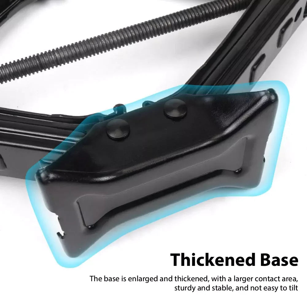 Cric Mécanique 2-en-1 avec Clé à Cliquet – 1.5T / 2.5T | Outil de Levage Pliable pour Voiture - BLACKBEARD OUTDOOR INDUSTRIES