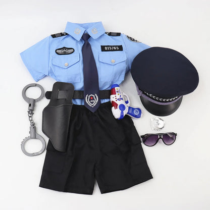 Ensemble Policier Enfant Été – Tenue Police Garçon Spectacle & Jeu de Rôle - BLACKBEARD OUTDOOR INDUSTRIES