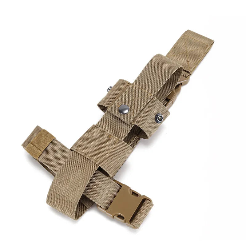Holster Cuisse Drop Leg MK9 – Spray Poivre, Gourde, Couteau | Open Top | Main Droite/Gauche | 3 Coloris - BLACKBEARD OUTDOOR INDUSTRIES