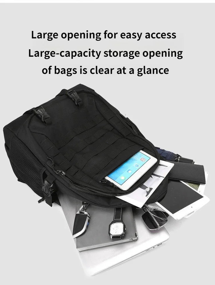 Sac à Dos de Voyage et Camping pour Homme – Grande Capacité, Nylon Résistant, Idéal Randonnée, Chasse et Trekking - BLACKBEARD OUTDOOR INDUSTRIES