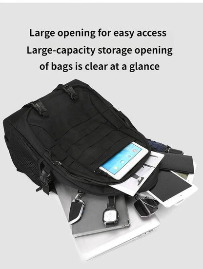 Sac à Dos de Voyage et Camping pour Homme – Grande Capacité, Nylon Résistant, Idéal Randonnée, Chasse et Trekking - BLACKBEARD OUTDOOR INDUSTRIES