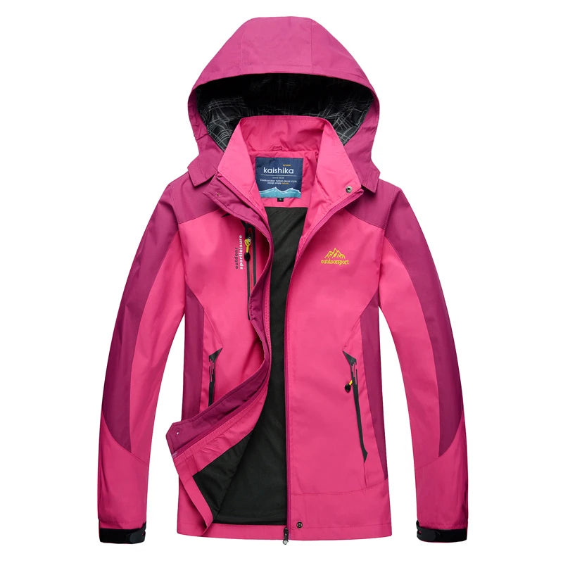 Veste Imperméable Femme Coupe-Vent à Capuche – Légère & Respirante pour Randonnée & Outdoor - BLACKBEARD OUTDOOR INDUSTRIES