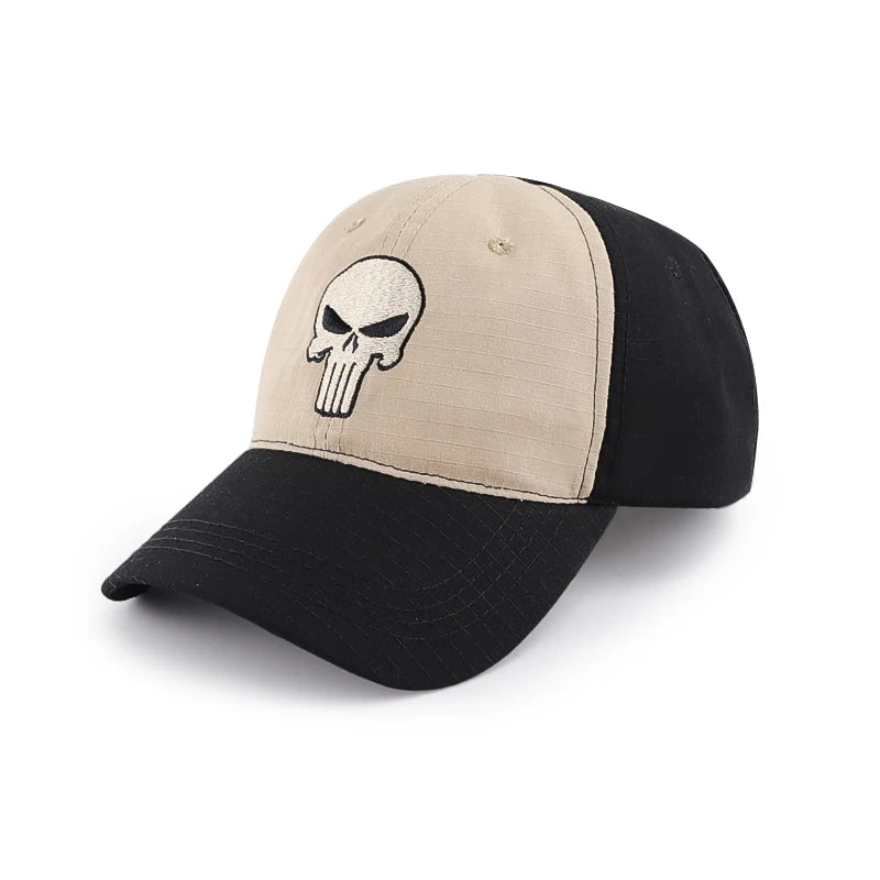 Casquette Tactique LIBERWOOD Skull Operator – Style SWAT, Forces Spéciales, Airsoft & Outdoor - BLACKBEARD OUTDOOR INDUSTRIES