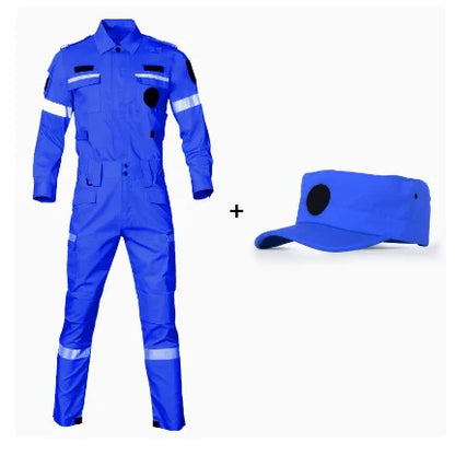 Tenue de secours homme à bandes réfléchissantes