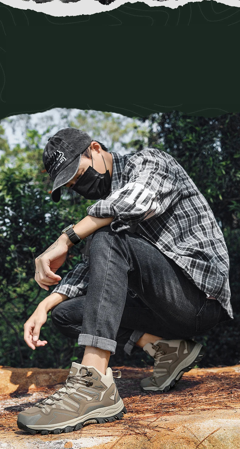 Chaussures de Randonnée Unisexe Antidérapantes Hautes - BLACKBEARD OUTDOOR INDUSTRIES