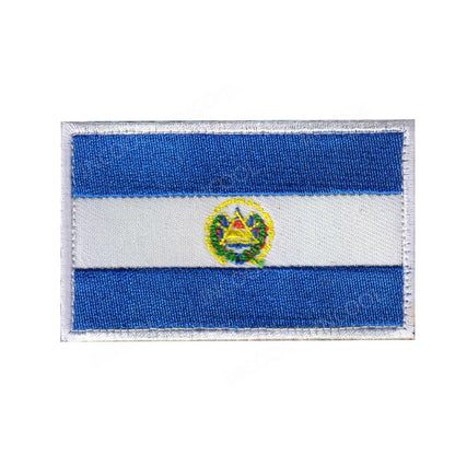 Patch Drapeaux Brodés Amérique et Caraïbes – 8×5 cm avec Velcro - BLACKBEARD OUTDOOR INDUSTRIES