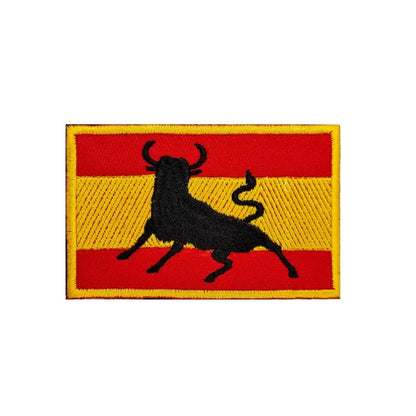 Patch Brodé Drapeau Espagnol – Patch Velcro 3D Écologique, Idéal pour Vêtements, Sacs, Accessoires et DIY - BLACKBEARD OUTDOOR INDUSTRIES