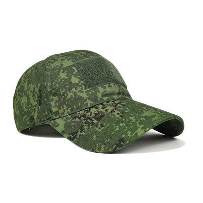 Casquette militaire camouflage tactique avec velcro, réglable