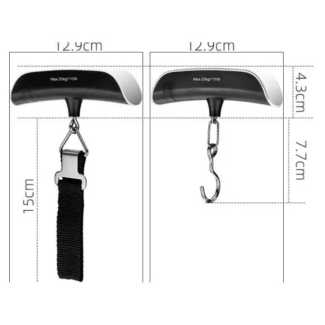 Pèse-Bagage Électronique Portable – 50kg/110lb avec Écran LCD & Fonction Tare Ma boutique