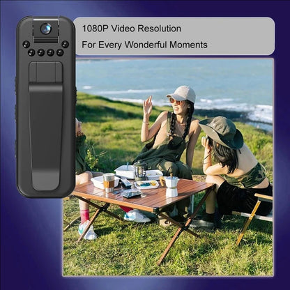 Caméra Piéton 1080P Full HD – Vision Nocturne IR, Portable, CE & RoHS