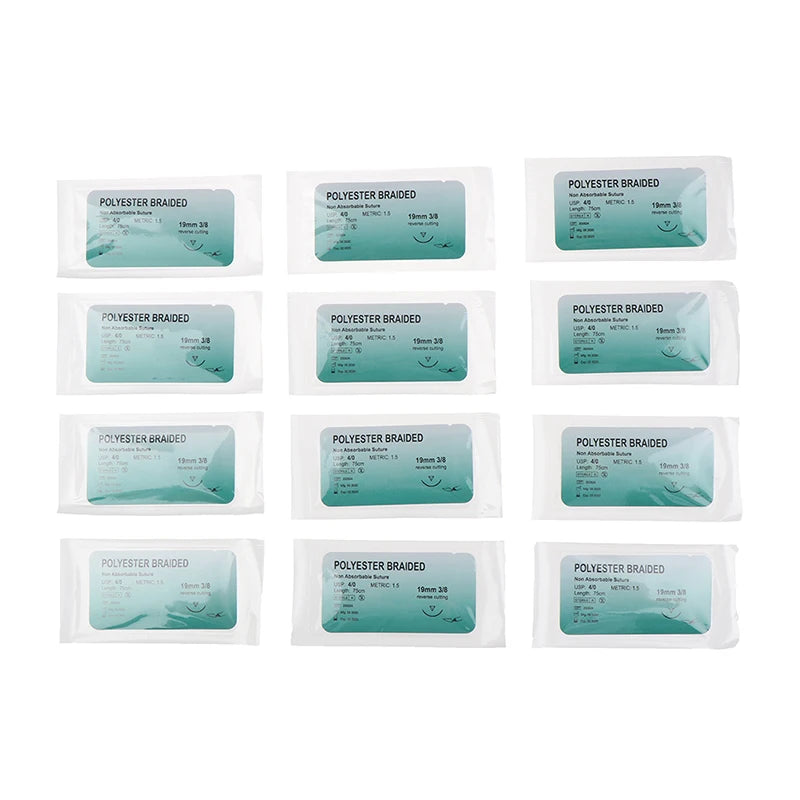 Kit de Suture Chirurgicale Synthétique avec Aiguille – Nylon Monofilament pour Formation Médicale et Vétérinaire Ma boutique