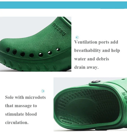 Chaussures Médicales Unisexes - Sabots, Ultra-légers, Non-glissants pour Salle d'Opération BLACKBEARD OUTDOOR INDUSTRIES